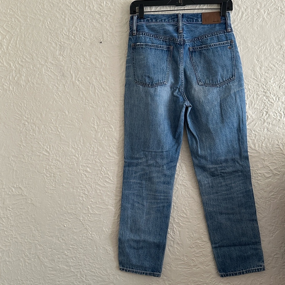 Madewell Rigid Stovepipe Jeans Portsmouth Wash Medium 25